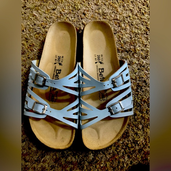 Birkenstock| Light Blue Betula| Size 9 - Picture 2 of 5